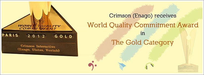 Crimson Wins The World Quality Commitment Awards 2012