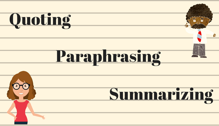 how to paraphrase in an essay