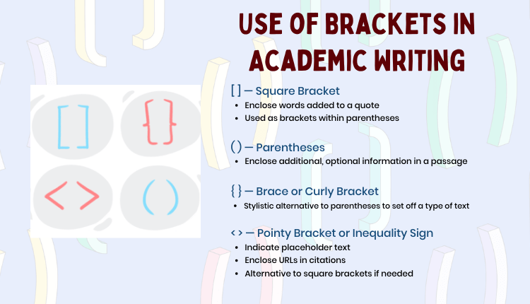 How to Use Brackets in Academic Writing