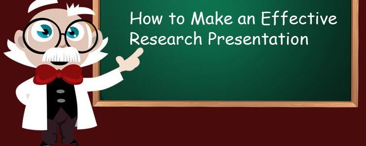 a research presentation should begin with what