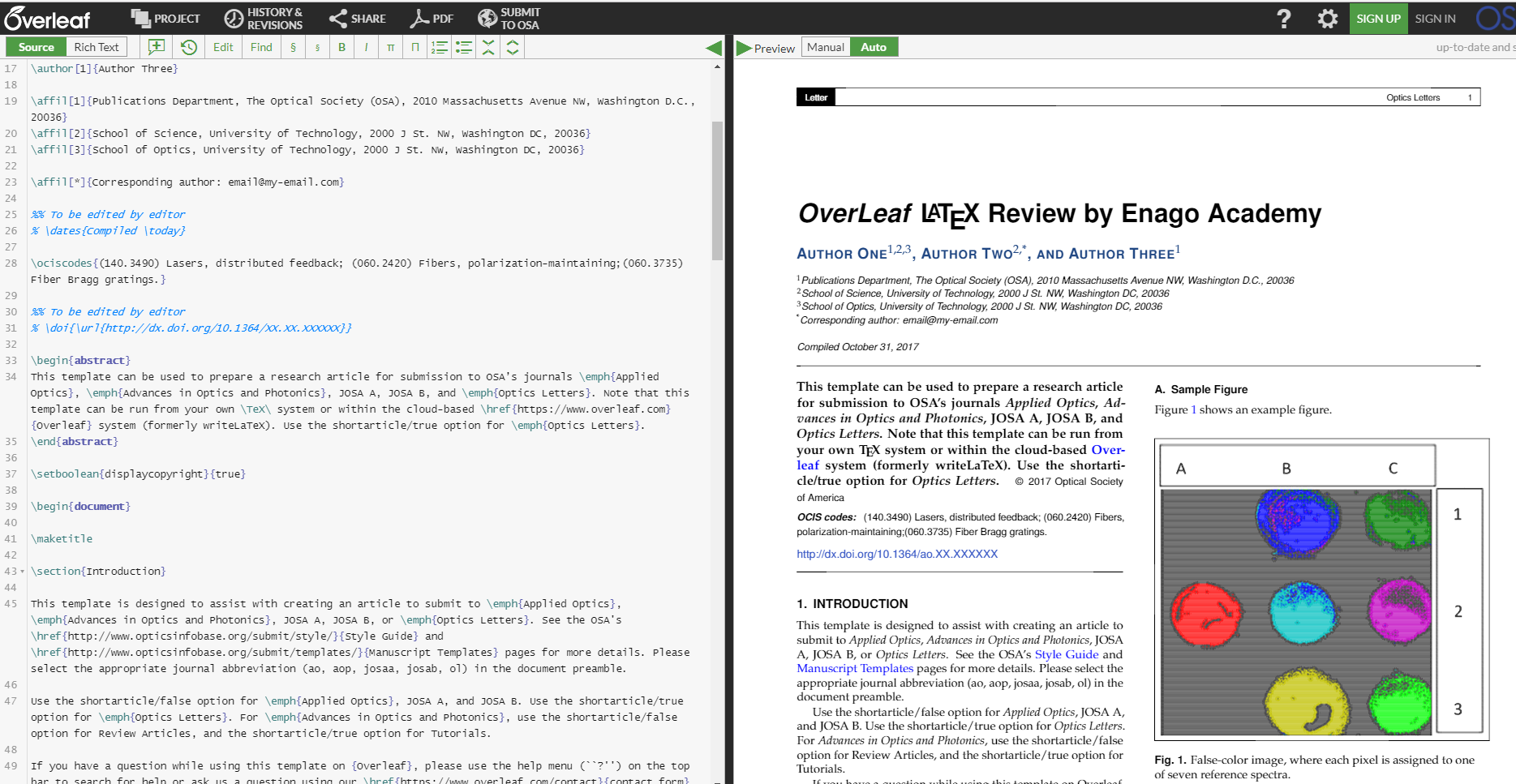 Overleaf: Editable LaTeX Templates for IEEE, Elsevier, and ...
