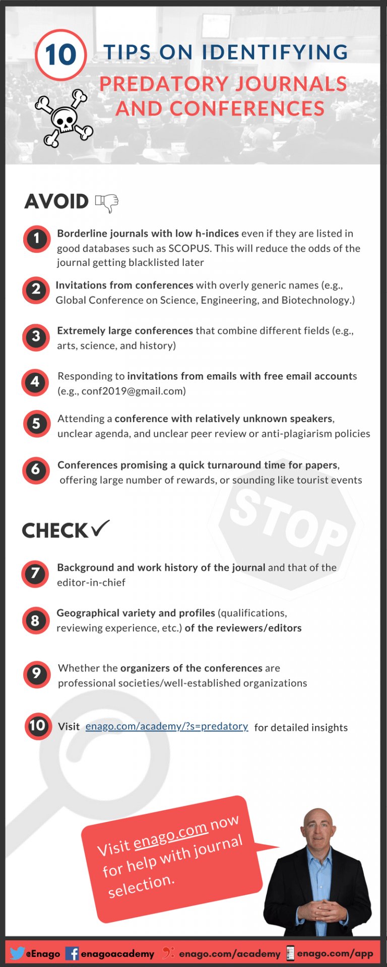 Top 10 Tips on Identifying Predatory Journals and Conferences Enago