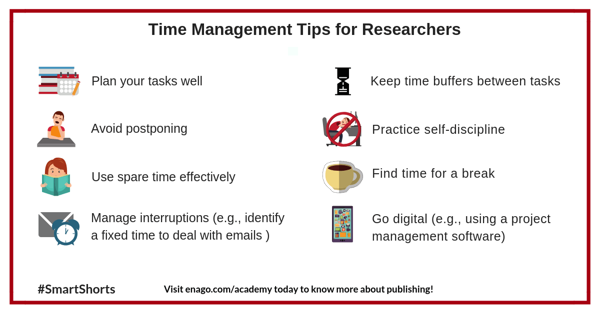 Effective Time Management Tips for Researchers - Enago Academy