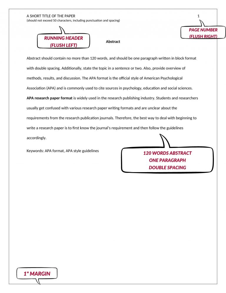 How to Write a Research Paper in APA Format — A Complete Guide - Enago ...