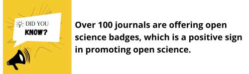 Did You Know About Open Science Badges?