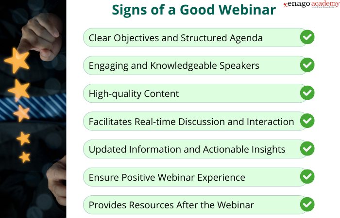 Signs of a Good Webinar