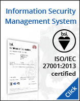 ISO isms certificate