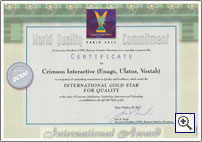 Quality Certificiate: English proofreading, editing