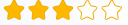 Two Star Rating Icon