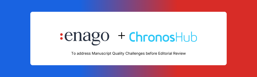 ChronosHub and Enago partnership to improve manuscript quality and research integrity