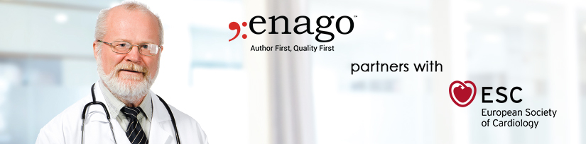 The European Society of Cardiology and Enago Collaborate to Offer High Quality Manuscript Preparation and Publication Support Services