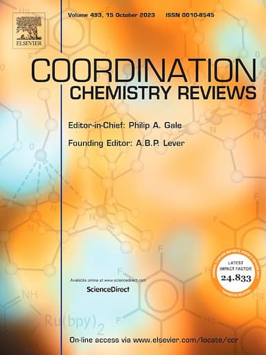 coordination chemistry reviews, volume 257, issue 1, 1 january 2013, pages 171–186 - english editing